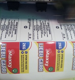 Product Label Sticker
